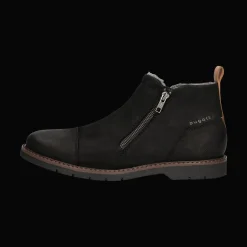 Leder Stiefel schwarz