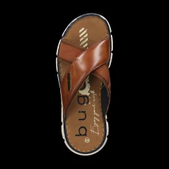 Pantoletten cognac