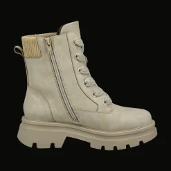 Schnürstiefel beige