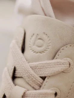 Schnürstiefel beige