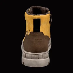 Schnürstiefel beige