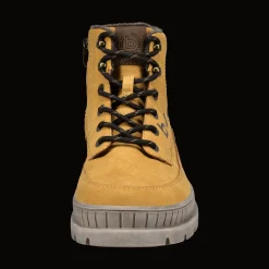 Schnürstiefel beige