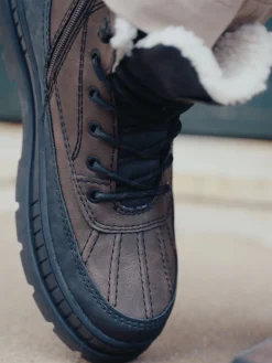 Schnürstiefel braun
