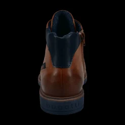 Schnürstiefel cognac