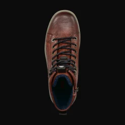 Schnürstiefel cognac