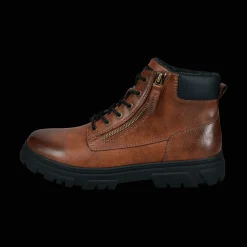Schnürstiefel cognac