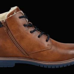 Schnürstiefel cognac