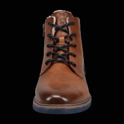 Schnürstiefel cognac