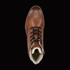 Schnürstiefel cognac