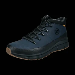 Schnürstiefel dunkelblau