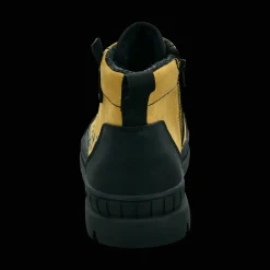 Schnürstiefel gelb