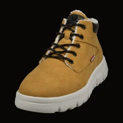 Schnürstiefel gelb