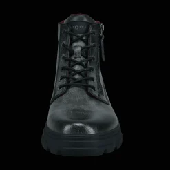 Schnürstiefel grau