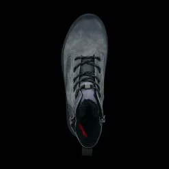 Schnürstiefel grau