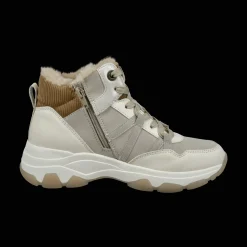 Schnürstiefel offwhite