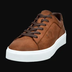 Sneaker cognac