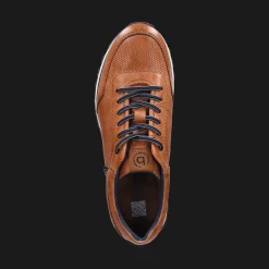 Sneaker cognac